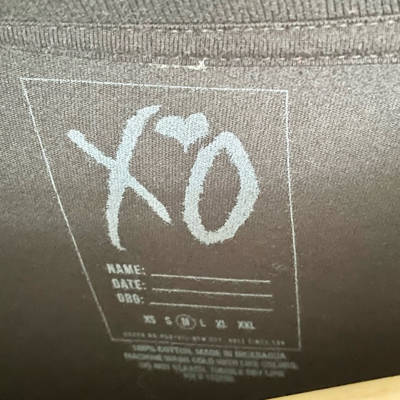 The Weeknd XO Stargirl I Had A Vision Graphic Black Long Sleeve T Shirt Adult M - Picture 8 of 8